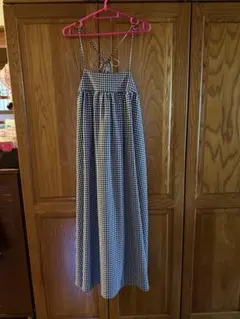 【RAY CASSIN】ギンガムチェックキャミワンピース