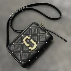 MARC JACOBS ショルダーバッグ キルティング パール