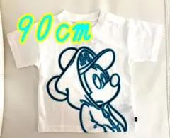 ベビードール　ミッキー Tシャツ 90cm 白