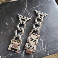 シルバーチェーンバンド・Apple Watch用