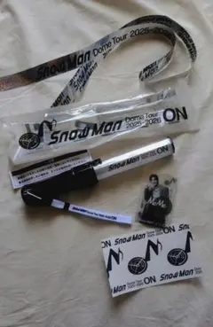 SnowMan ON ペンライト、目黒蓮ステッカー他4点セット