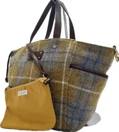 【コラボ】マッキントッシュフィロソフィー×ハリスツイード トートーバッグ　ポーチ