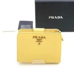 2026年最新】PRADA カラー：イエロー系 レディース 二つ折り財布の人気