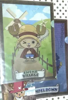 【グッズ】ONE PIECE ワンピース　チョッパー　クリアファイル　ブロマイド