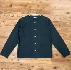 DMGドミンゴ*コットンノーカラージャケット 黒 日本製