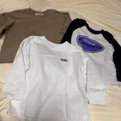 ペアマノンストリート 男の子 半袖 ロンT3枚セット