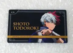 僕のヒーローアカデミア　轟焦凍　渋谷　東急コラボ　箔押しカードキー　限定