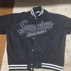 WEGO スタジャン Sunday Skateclub ブラック Mのサムネイル