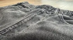 GAP ダークグレー　ビンテージ　イージー　ストレート　デニム　パンツ