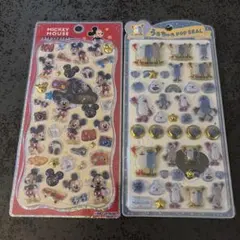 うるちゅる　パペットスンスン　プチドロップステッカー　ミッキー