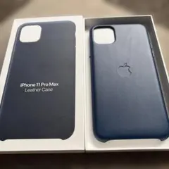 iPhone 11 Pro Maxレザーケース 純正