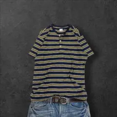 Gap archive henry neck　border tee y2k