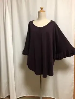 赤茶色　デザイントップス