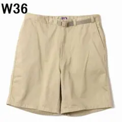 ザ ノースフェイス パープルレーベル チノフィールドショーツ W36 ベージュ