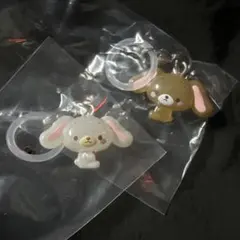 サンリオキャラクターズ ゆるっとめじるしアクセサリー しろうさ くろうさ