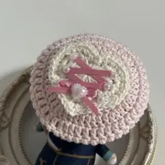 10㎝ぬい　にじぱぺ　ぬい帽子　ぬい服　ピンク