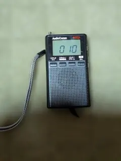오디오콤 DSP 휴대용 라디오 본체 JVC 빨간색 (유선 이어폰 포함)