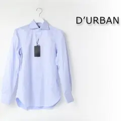 353b 新品 DURBAN ダーバン ドビーパターンドレスシャツ ビジネス S