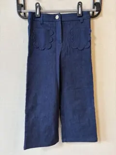 お値下げしましたjacadi ネイビー ストレートパンツ 110cm 5Aのサムネイル
