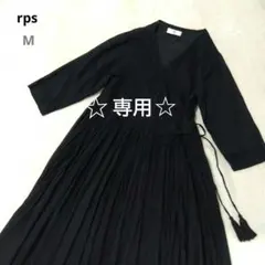rps☆カシュクールラップワンピース M インド綿 ガウンのサムネイル