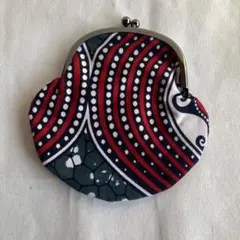 MANDRAKE　アフリカンバティック　神戸元町　がま口ポーチ　マンドレイク