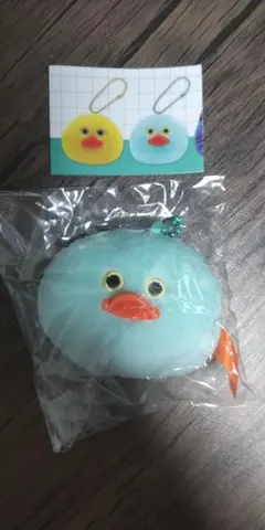 MOJOJOJO フェイスマスコット　水色のアヒル（Mint）