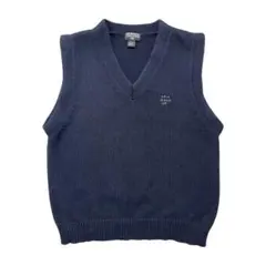 USA 古着 ポロジーンズ ラルフローレン コットン ニットベスト メンズL