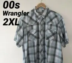 ​【Wrangler】ラングラー 半袖 ウエスタンシャツ 2XL オーバーサイズのサムネイル