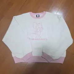 トムとジェリー　タフィー　長袖セーター　Mサイズ