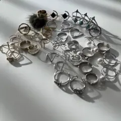 【まとめ売り】ゴールド・シルバーリングセット