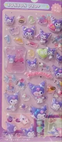 クロミ ぷくぷくシール 立体