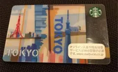 旧デザイン スターバックスカード プラスチックカード 東京 限定