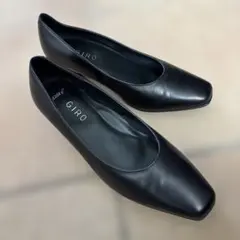 アシックス　GIRO ブラック　パンプス　22EE