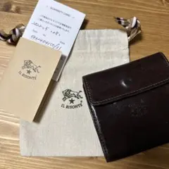 IL BISONTE 二つ折り財布 ダークブラウン