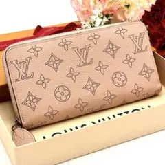 【極美品】ルイヴィトン モノグラム マヒナ ジッピーウォレット レザー ピンク