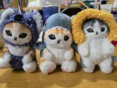 サメニャン コアラ サメ エビフライ ぬいぐるみキーリング