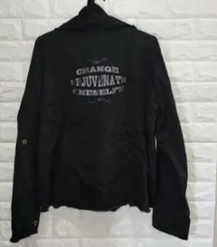 ブラックジャケット 　ロゴデザイン