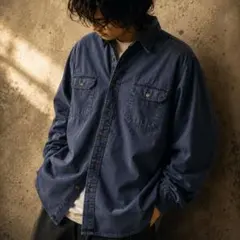 Wrangler ワークシャツ 2XL オーバーサイズ 長袖 コットンのサムネイル