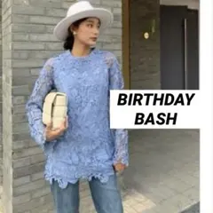 バースデーバッシュ　BIRTHDAY BASH レースロングスリーブトップスのサムネイル