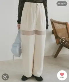 VANNIE U スラックスパンツ