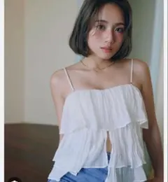 新品未使用タグ付き　SeaRoomlynn COELIE パッドinフリルキャミのサムネイル