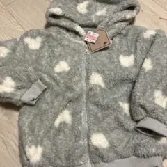 J94 新品モコモコジップアップパーカー120