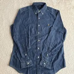 Polo by Ralph Lauren ダークブルーデニム長袖シャツXSサイズ - メルカリ