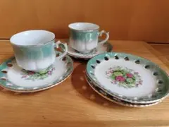 【最終価格】シェリー ヘアベル カップアンドソーサー アンティークカップ＆ソーサートリオ Shelley(シェリー