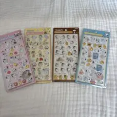スヌーピー ４種セット ボンボンドロップシール