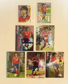 サッカー トレカ 洪明甫 ホン・ミョンボ 7枚セット