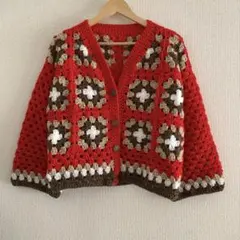 グラニースクエア カーディガン