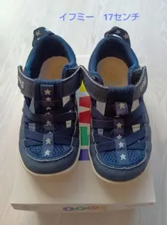 IFME ネイビー 星柄 サンダル