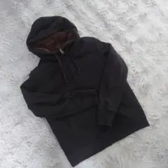 ユニクロ　黒 フルジップパーカー　ボア　YKK