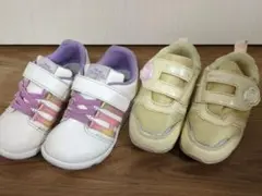 【2足まとめ売り】ムーンスター　ABC-MART　ディズニー17cm プリンセス